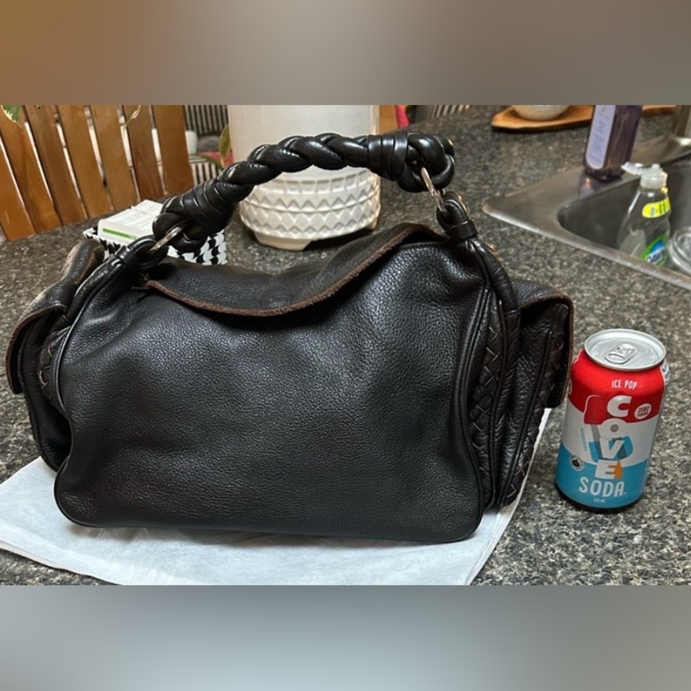 Vintage Handmade Brown Satchel